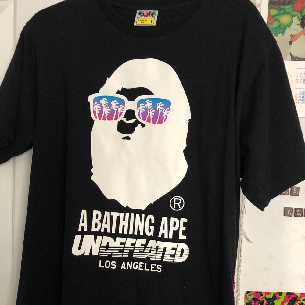 A Bathing Ape x Undefeated LA Collab Tee (Large)